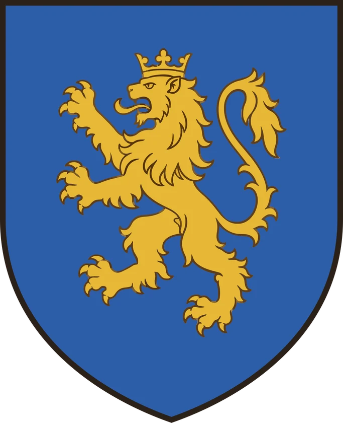 Escudo de los Rossi de Alessandria, documentado en el Blasonario Subalpino